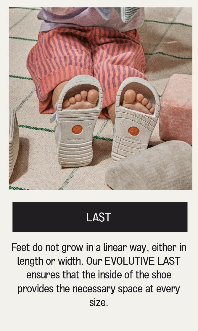 DROP Es la diferencia de altura entre el talón y la parte delantera del zapato. En la infancia, lo ideal es un calzado plano y flexible, con drop cercano a 0 mm.